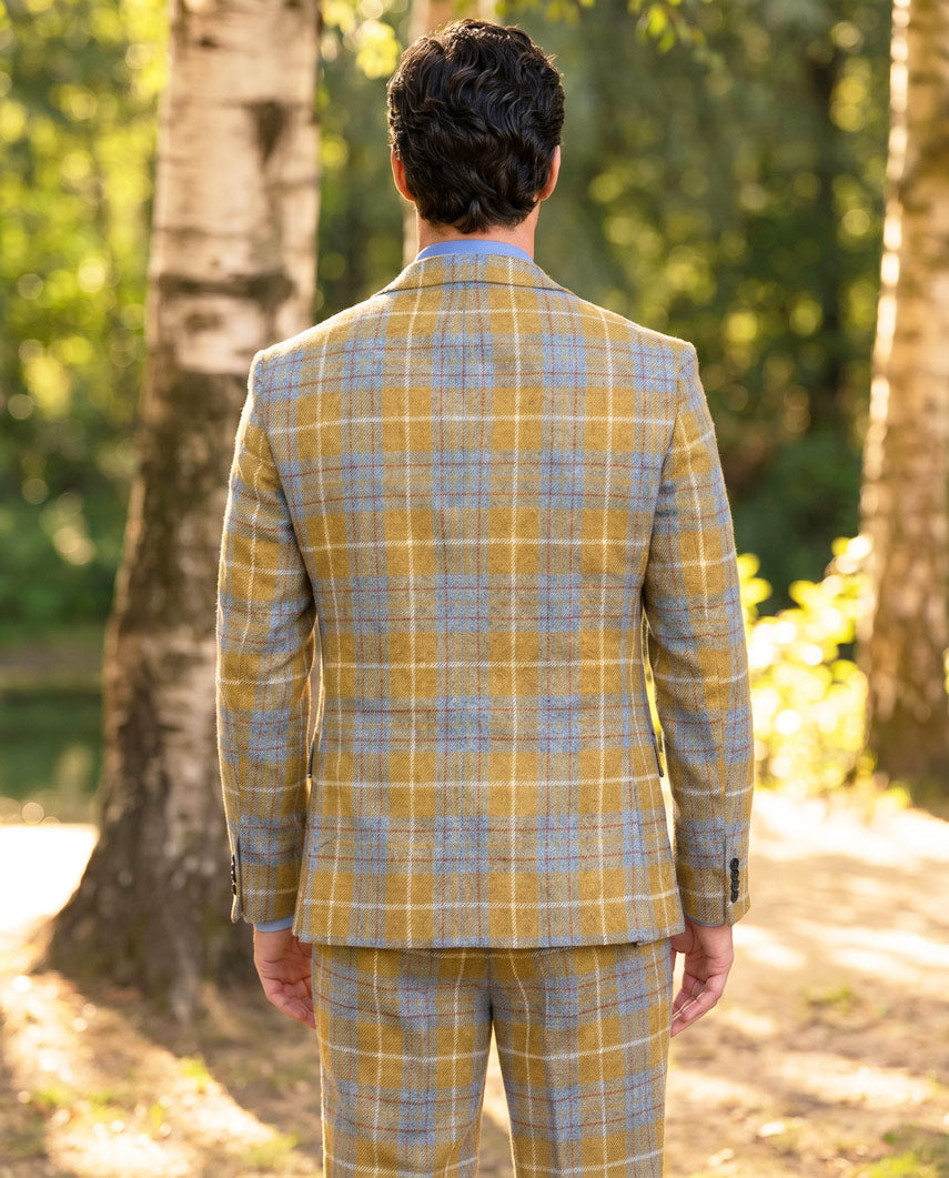 Harris Tweed Sakko ''London'' im amber check