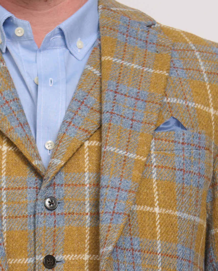 Harris Tweed Sakko ''London'' im amber check