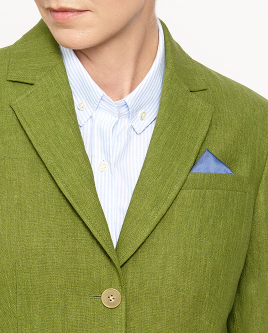 edler Damen Leinenblazer ,,Carola'' in green apple - Wellington of Bilmore