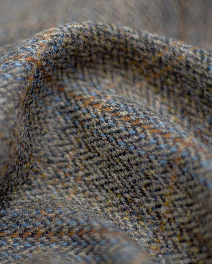 Harris Tweed Blazer ''Carola'' in green - blue - Herringbone - Wellington of Bilmore