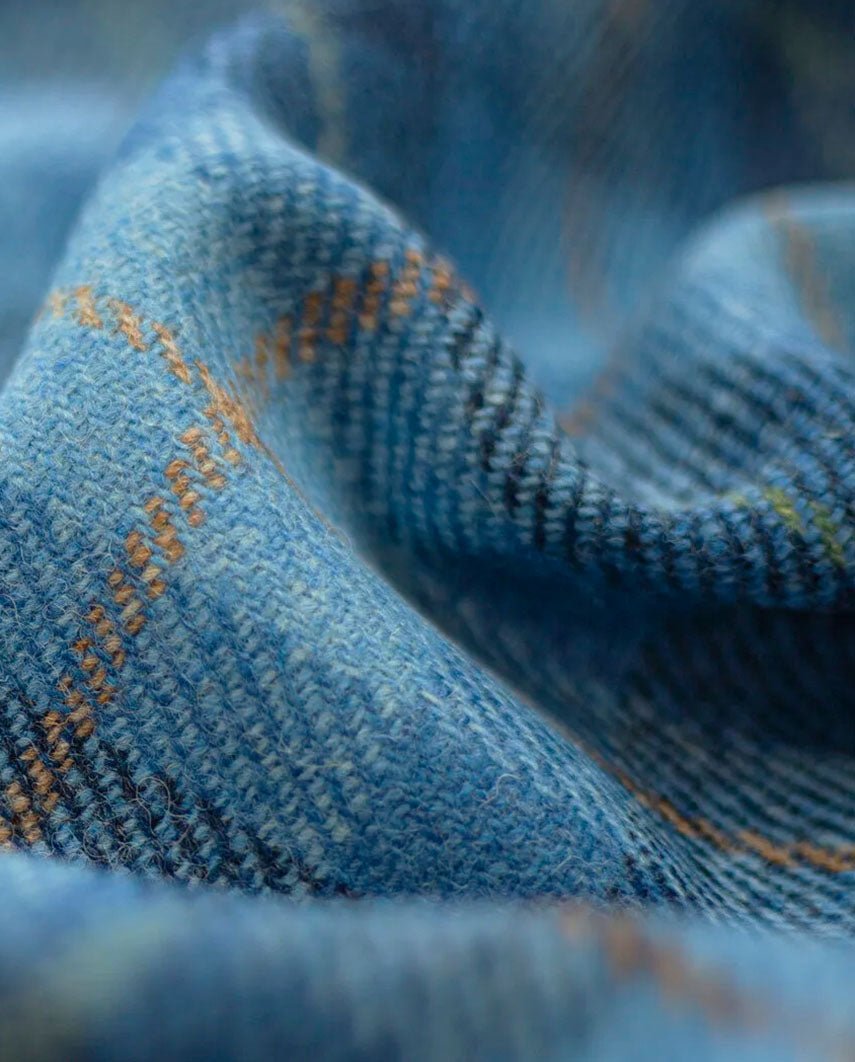 Harris Tweed Hose ''Mr. Miller " in jeans herringbone - Wellington of Bilmore