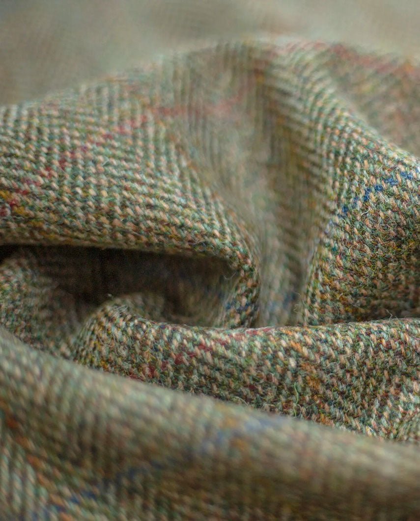 Harris Tweed Hose ''Mr. Miller " in light green - Wellington of Bilmore