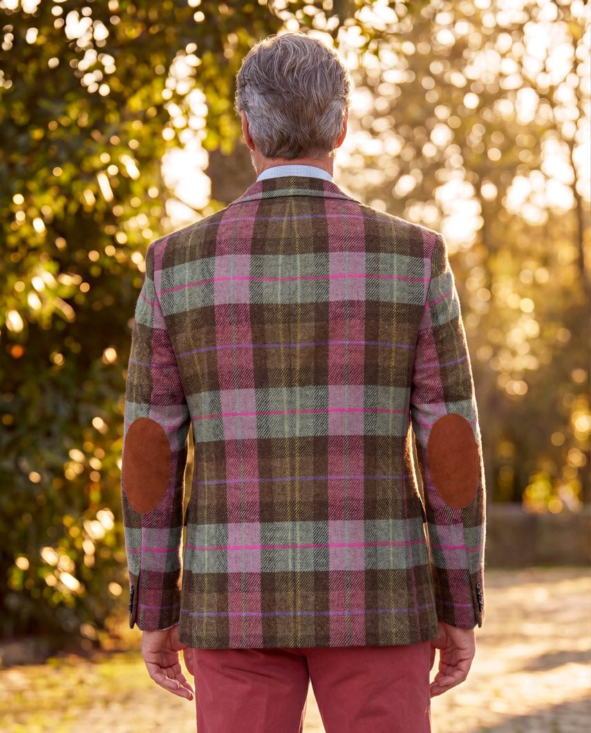 Harris Tweed Sakko ''London'' in tartan check - Wellington of Bilmore
