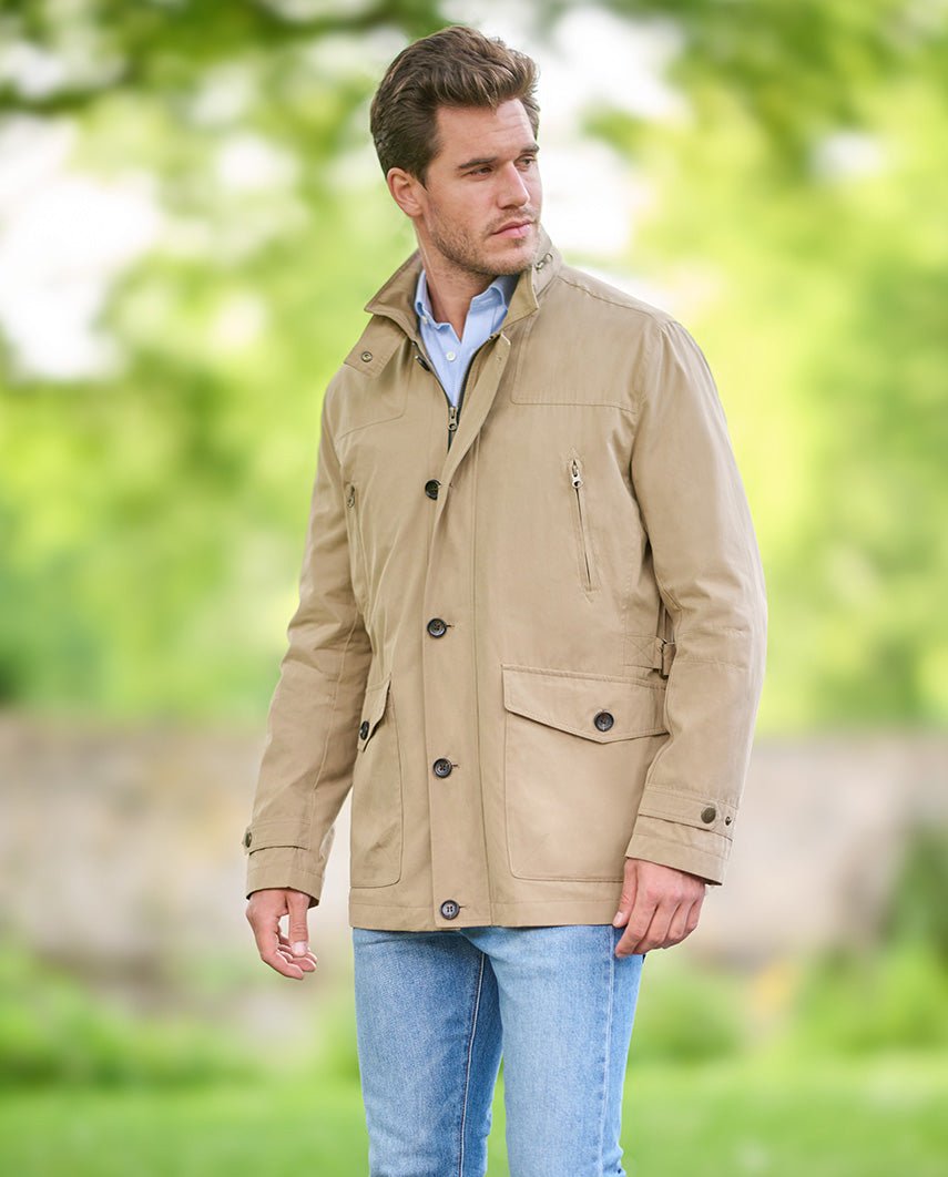 Herren Fieldjacket ''Renfield'' in sand - Wellington of Bilmore