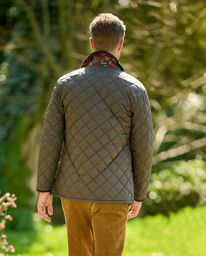 Herren Steppjacke ''York'' in oliv - Wellington of Bilmore