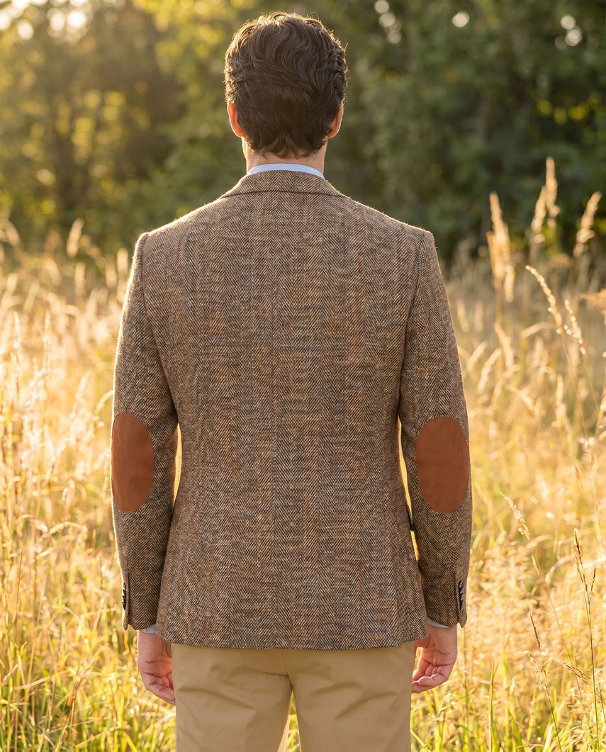 Harris Tweed Sakko ''London'' in Herringbone Check