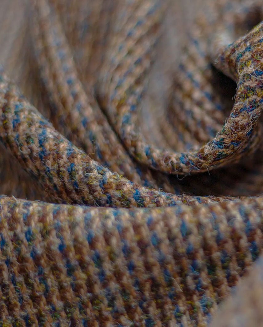 Harris Tweed Weste ''Wales'' in buntem Hahnentritt - Wellington of Bilmore