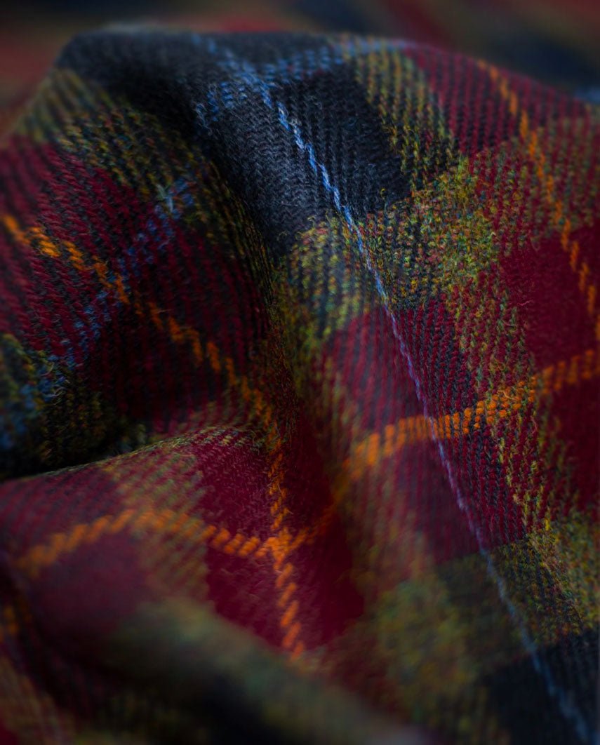 Harris Tweed Weste "Wales" in "Check of Island" - Wellington of Bilmore