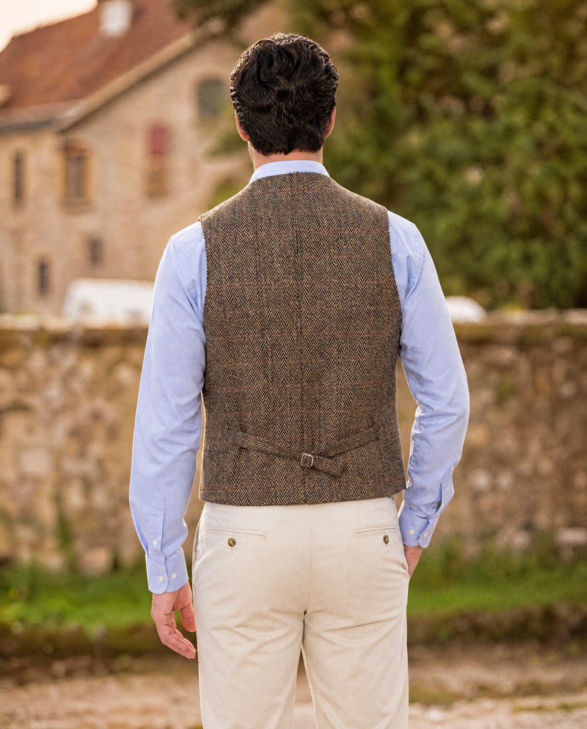 Harris Tweed Weste "Wales" in King of Tweed - Wellington of Bilmore