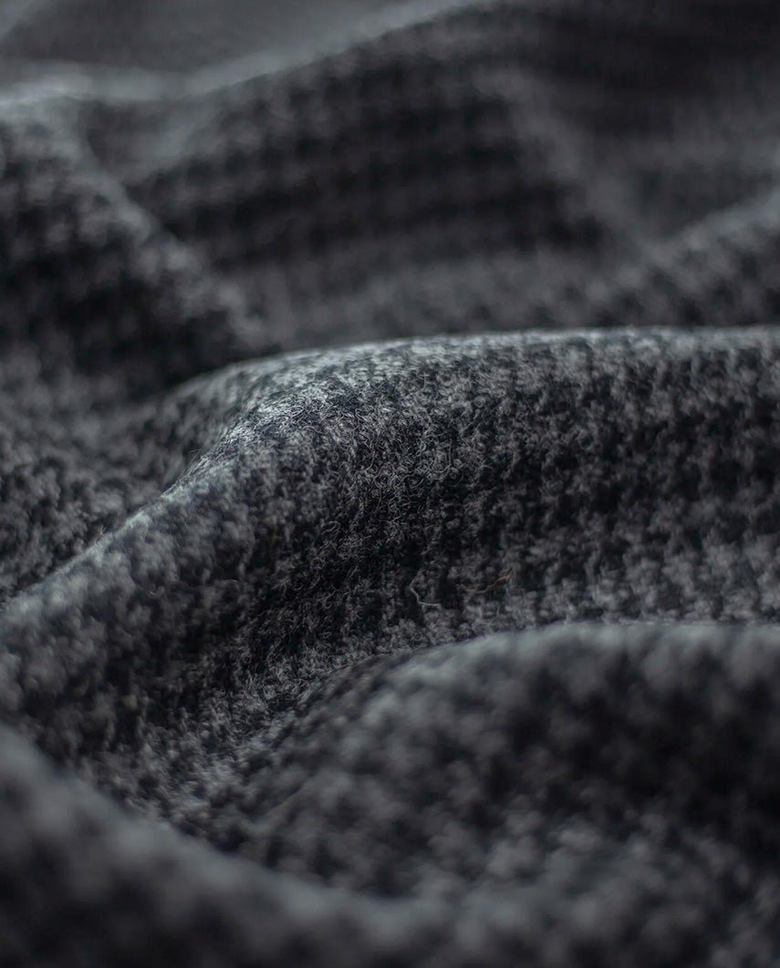 Herren Blazermantel ''Billy'' aus Harris Tweed in black Houndstooth - Wellington of Bilmore