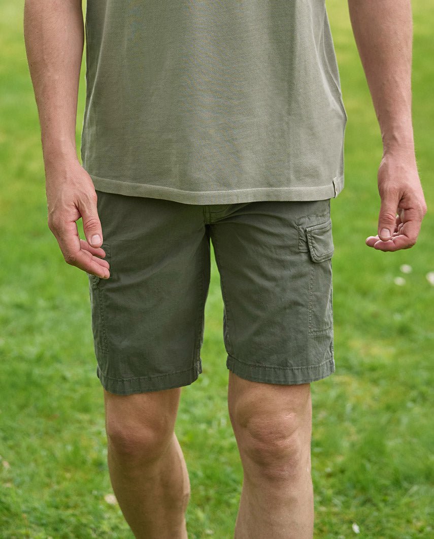 Herren Cargo Shorts ''Mr. Mane'' in khaki - Wellington of Bilmore