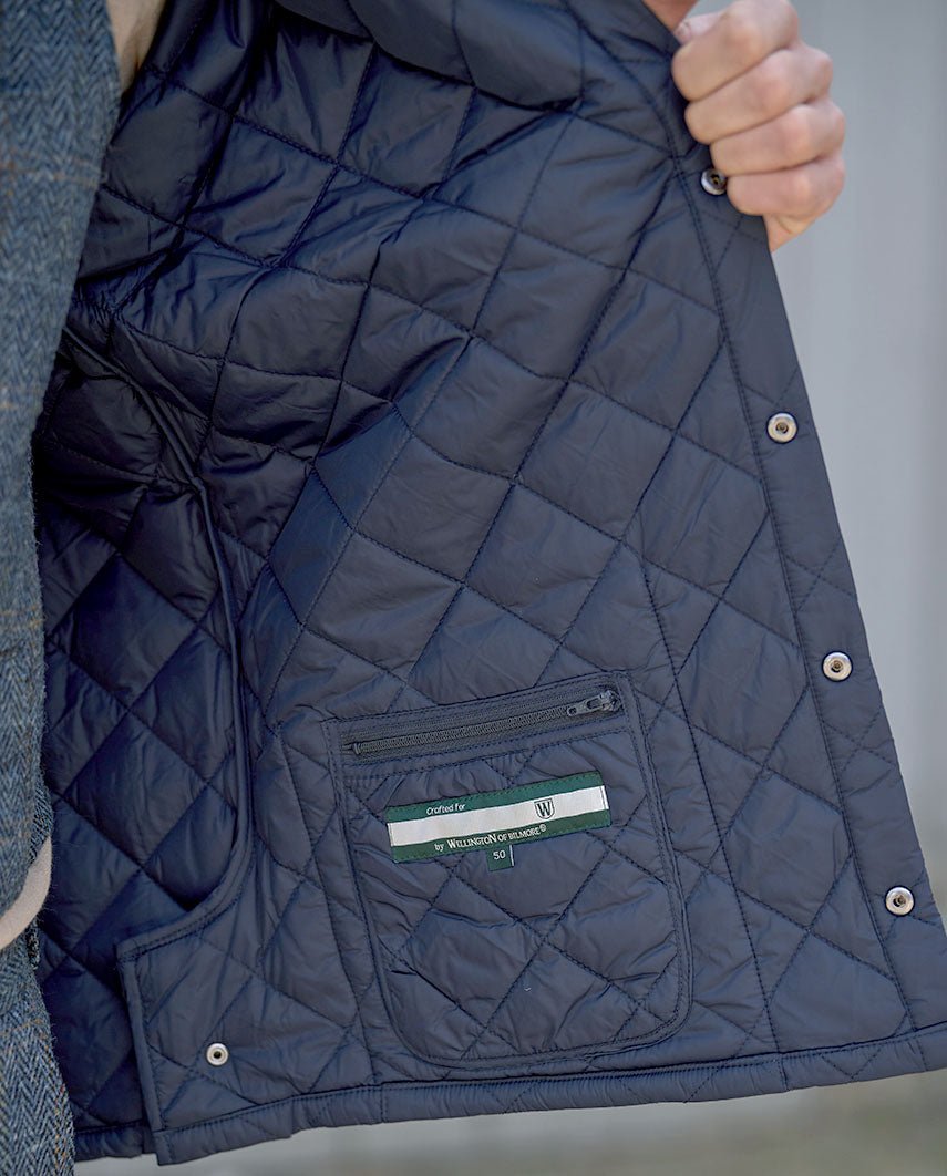 Herren Steppjacke ''York'' in navy - Wellington of Bilmore